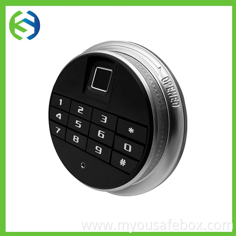 Button&Fingerprint&Handle Integrated Safe Fingerprint Electronic Lock